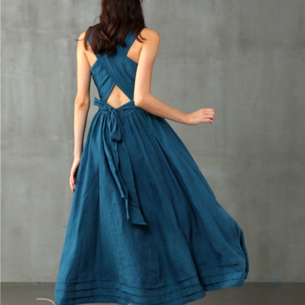 Beautiful High Quality Linen Cottagecore Dress